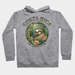 Pura Vida Paradise: Spot Adorable Sloths in Costa Rica Hoodie